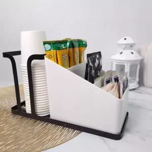 커피스틱 디스펜서 스트로우 빨대꽂이 종이컵보관통