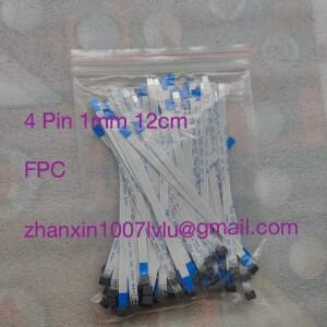 12 cm 4 핀 1.0mm 간격 FPC 터치 스크린 플랫 연장 케이블 차량용 DVD 오디오 멀티미디어 플레이어 GPS 네