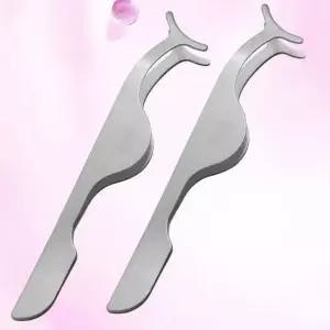 촬영용속눈썹핀셋 미용소품 뷰티 곡선디자인 스테인리스 속눈썹집게 (WFJ5LRC)