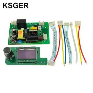 KSGER SMD 리워크 열풍기 스테이션 DIY 키트 OLED 컨트롤러 전동 공구 건조기 700W 슬리핑 모드 노즐 납땜