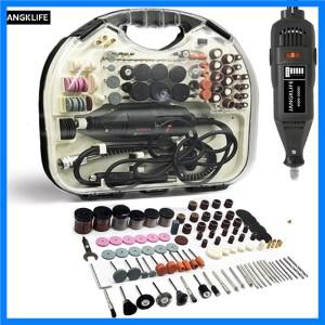 JANGKLIFE 110V 220V 전동 미니 드릴 다이 그라인더 조각기 광택기 로터리 공구 세트 키트 (3000 4000 회전