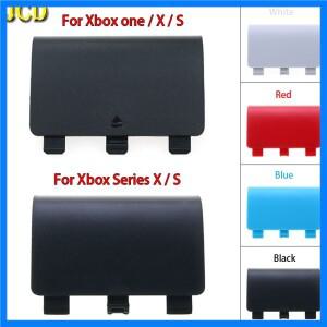 JCD 1PCS XBox One 시리즈 S X 컨트롤러 플레이트 케이스 용 교체 플라스틱 쉘 배터리 뒷면 커버 뚜껑 도어