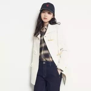 [백화점 정품] 빈폴 레이디스 토글 버튼 아우터형 가디건 카디건 아이보리 BF5Y5AC030