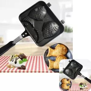 제이커 가정용 간식 2구 기계 메이커 붕어빵만들기 겨울 믹스