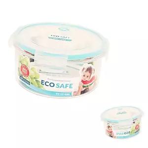 뮤 밀폐용기 1P 반찬통 김치통 신선 원형 플라스틱 냉장고 600ml