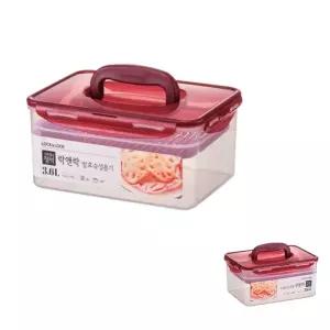 뮤 용기 1P 오이지 포함 발효 장아찌 락앤락김치통 누름판 숙성 3.6L