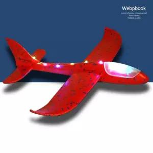 스티로폼 에어 LED불빛 글라이더 비행기 비행기장난감 헹글라이더