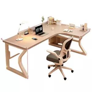 기역자 사무용 원목 1인용 서재용 코너형 기억자 데스크탑 L형 데스크 컴퓨터 책상