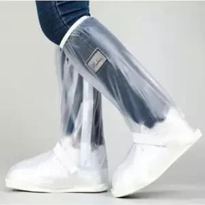 오토바이 방수 장화 라이딩 신발 롱 레인슈즈 비 오는 날 착용 용 커버 (WFJ657X)