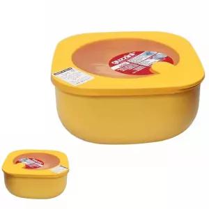 마리빙 김치통 반찬통 냉장고 밀폐용기 구찌니 보관통 노랑 975ml