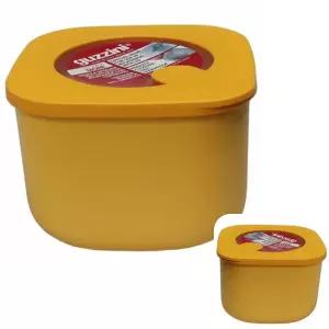 마리빙 반찬통 밀폐용기 냉장고 김치통 보관통 구찌니 노랑 750ml