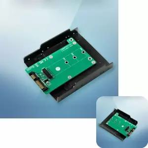 마리빙 장치 사이즈 사타 3.5in 컨버터 변환 SSD mSATA