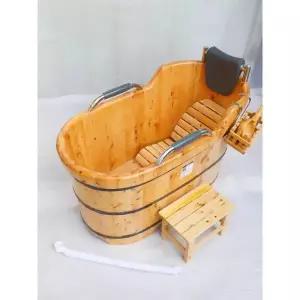 히노끼욕조 미니욕조 가정용 목욕통 펜션 일본식 나무