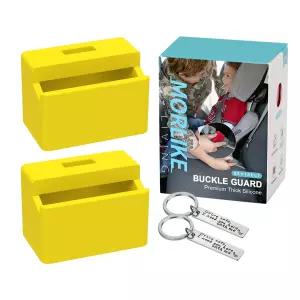 모라이크 실리콘 안전벨트 안전 버클 커버 잠금 카시트에서 안전을 유지하고 가 실수로 버클을 푸는 것을