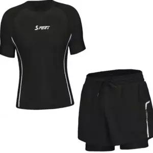 남성 반팔 래쉬가드 투피스 상하세트 남자 수영복