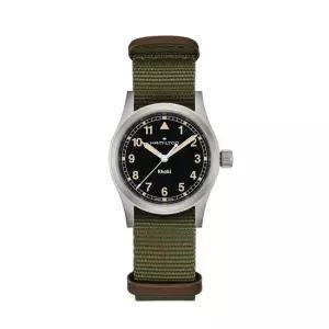 H69301930 카키필드 남성 나토밴드 쿼츠 33mm