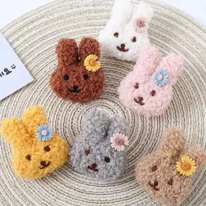 인형뱃지 정장브로치 아크릴뱃지 털실브로치 귀여운 토끼 브롯지