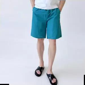 비치웨어 커플 워크 팬츠 남자 휴양지 비치 웨어 밴딩 반바지