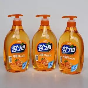 우수한세척력 라이온 참그린 천혜향 뽀드득 용기형 1kg 965ml 3개