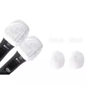 마이크커버 노래방 위생 일회용 마이크덮개 2P 흰색 (WFJPW6V)