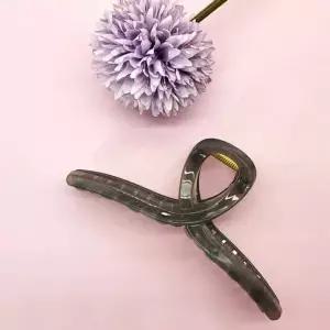 머리집게핀 대형 헤어 뒷머리 머리집게 그레이 (WFJPVUK)