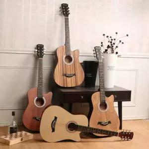 통기타 초보자 입문용 포크기타 원목 기타 클래식 포크 미니