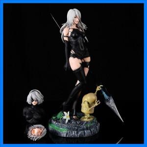 반다이 아름다운 소녀 수동 작동 닐 메카니컬 에라 A2 레이디 시스터 세 개의 머리가 새겨진 흉상 인형 박