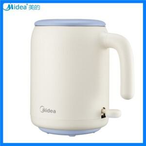 여행용 미디어 미니 전기 주전자 사무실 가정용 600ML 빠른 끓임 800W 열수 보일러 스테인리스 스틸 라이너