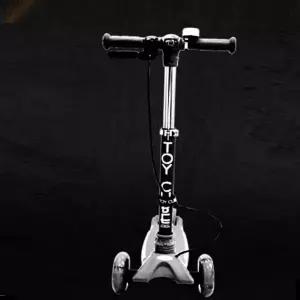 토이큐브킥보드 유아 세발킥보드 티큐브 블랙 접이식 LED 씽씽이 1P