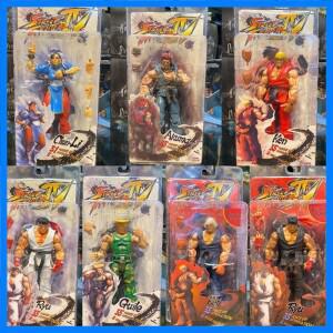 파이터 류 네카 스트리트 Ken Chun Li Guile Gouki 애니메이션 피규어 게임 파생 캐릭터 액션 입상 이동식