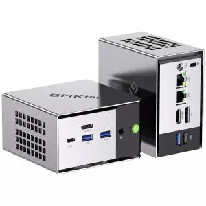 GMKtec 게이밍 미니 PC, M8 AMD 라이젠 5 프로 6650H (4.50GHz) 16 DDR5 RAM 512GB 하드 드라이브 PCle SSD