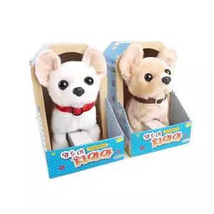 교감놀이 짖는 치와와 강아지 장난감 어린이선물 동물작동완구 유아용 아기용