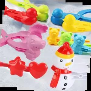 스노우볼메이커 동물 눈집게 소형 대형 색상랜덤