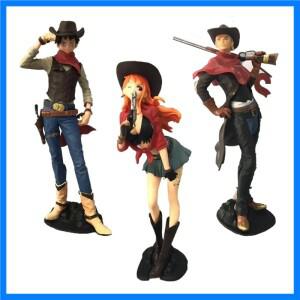 원피스 카우보이 나미 조로 루피 시키 피규어 액션 피규어 모델 선물