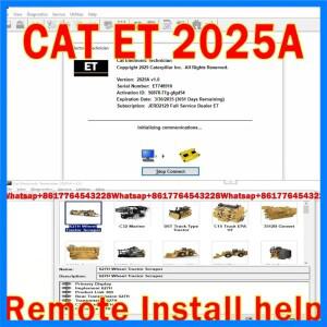 Cat ET 2025A 2019B+Keygen 전자 기술자 진단 소프트웨어 캐터필러 엔진 및 기계용