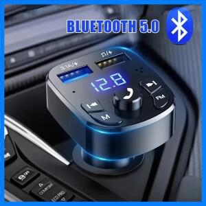 자동차 MP3 플레이어 Fm 송신기 무선 블루투스 5.0 소음 감소 오디오 수신기 자동차 키트 Handfree 듀얼 Us