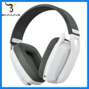 BINNUNE BW06 블루투스 헤드셋 게이머 PS5 PS4 PC Mac 플레이 스테이션 무선 2.4GHz 게임용 헤드폰 (마이크