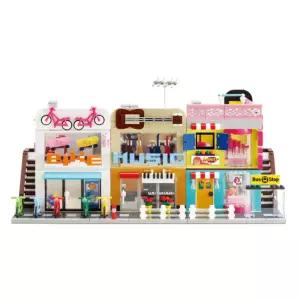 초딩선물 자전거샵 블럭놀이 장난감 2237pcs 창의력개발 유아블록 여아 유치원 남아