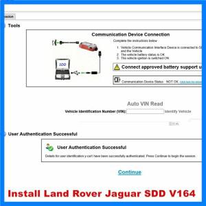 2023 SDD JLR IDS 랜드로버 재규어 버전 SDD V164용 전체 프로그램 설치 및 활성화
