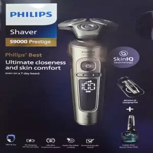 필립스 SkinIQ S9000 프레스티지 전기면도기 샴페인골드 SP9883/36 무선충전 패드
