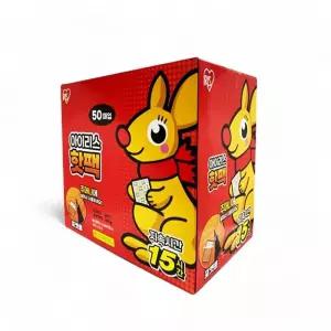 휴대용손난로 아이리스 휴대용 포켓 핫팩 손난로 대용량 100gX50개