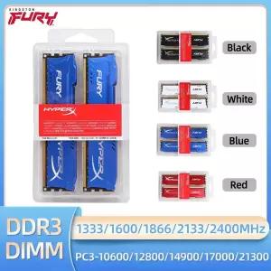 Kingston Memoria Ram DDR3 8GB 16GB2x8GB 키트 1600MHz 1333MHz 1866MHz 2133MHz 2400MHz 데스크탑 RAM 1.