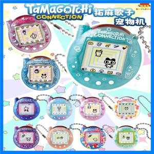 새로운 오리지널 타마고치 전자 애완동물 파라다이스 시리즈 V3 커뮤니케이션 연결 선물 게임 콘솔