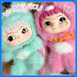 WAKUKU 블라인드 박스 귀여운 여우 토끼 장난꾸러기 일기 시리즈 비닐 인형 미스터리 애니메이션 피규어 펜