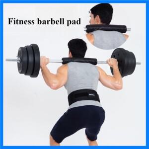 1pcFitness 바벨 패드 목 어깨 보호대 스쿼트 역도 보호 패드 두꺼운 고탄성 폼 블랙 옥스포드 천