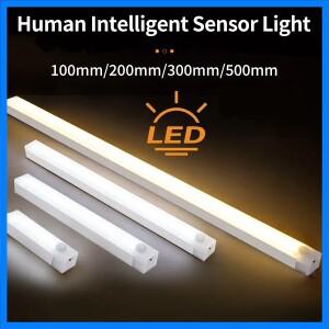 모션 센서와 무선 LED 야간 조명 옷장 침실 복도에 대 한 캐비닛 주방 라이트 바 아래 USB 충전식 램프