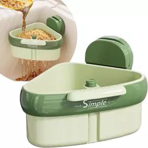 흡입 컵 코너 싱크대 거름망 - 주방 배수 바구니 음식물 쓰레기를 위한 쓰레기통