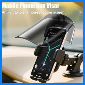 오토바이 휴대폰 거치대 헬멧 폰 홀더 햇빛 가리개 오토바이 소형 방수 휴대폰 헬멧 방수 파라솔 햇빛 가리