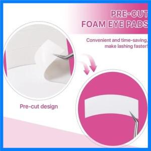 110개/롤 패치 쉽게 제거 가능한 테이프 메이크업 스티커 마이크로 폼 아이패드 무통증 속눈썹 PE 폼 아이