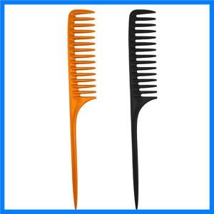 넓은 치아 쥐 꼬리 빗 핀테일 이발사 스타일링 빗 여성용 정전기 방지 미용 도구 살롱 전문가용